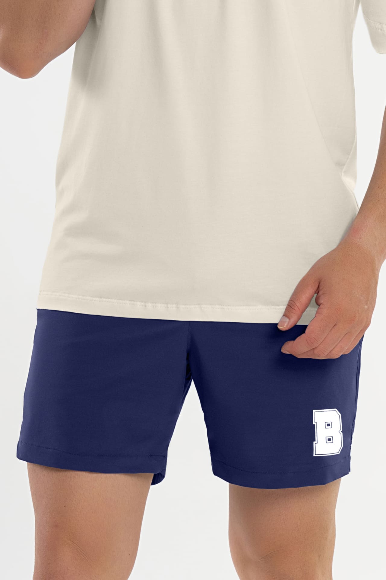 BECHOSE1669-shorts-4 Bermuda Cravo Azul College - Imagem 1