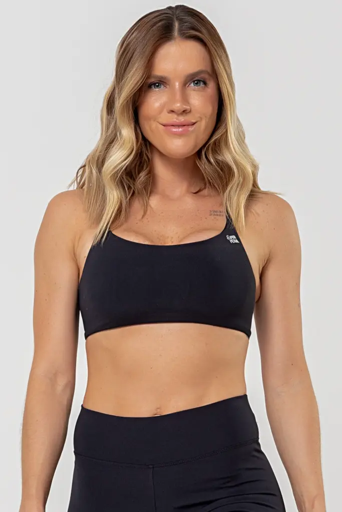 Top fitness Perpétua Elegance Preto Absoluto | Bechose